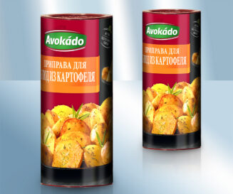 Seasoning for potato dishes tube