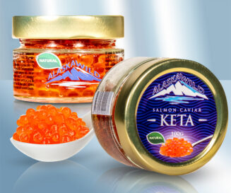 Caviar from wild chum salmon