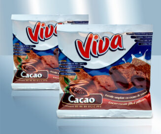 Gebakjes met vulling met cacaosmaak