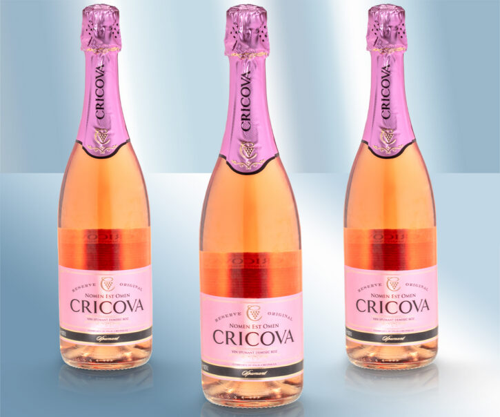 Sparkling wine rose semidry, 12,5%, 750ml