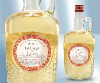 Вино белое "Chardonnay", полусладкое, 11,5%, 1000мл