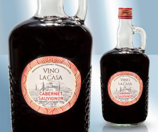 Вино красное "Cabernet-Sauvignon", полусладкое, 12,5%, 1000мл "Vino Lacasa"