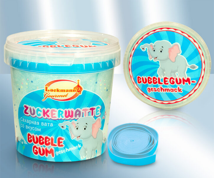 Сахарная вата вкус жевачки "Bubble Gum"