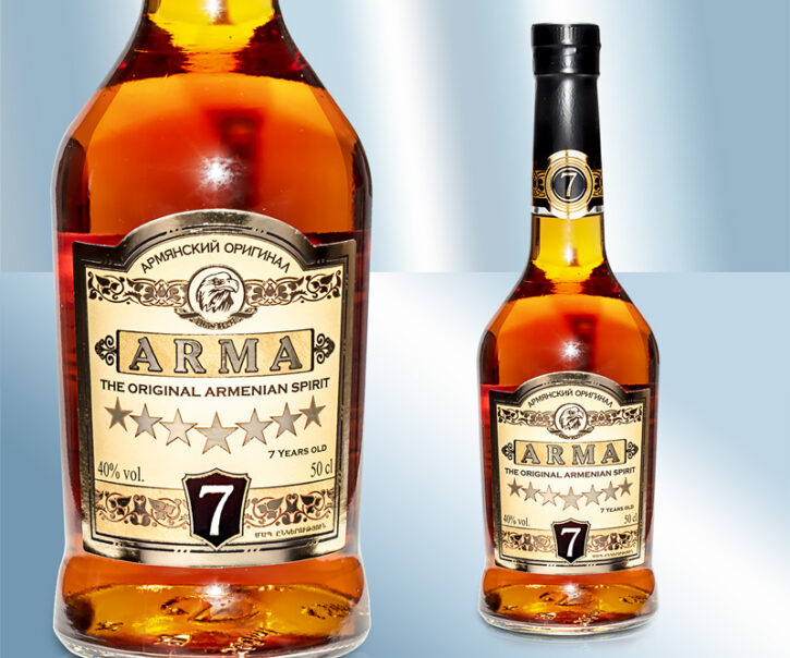 Alcoholische drank "ARMA", 7 jaar, 40%, 500ml