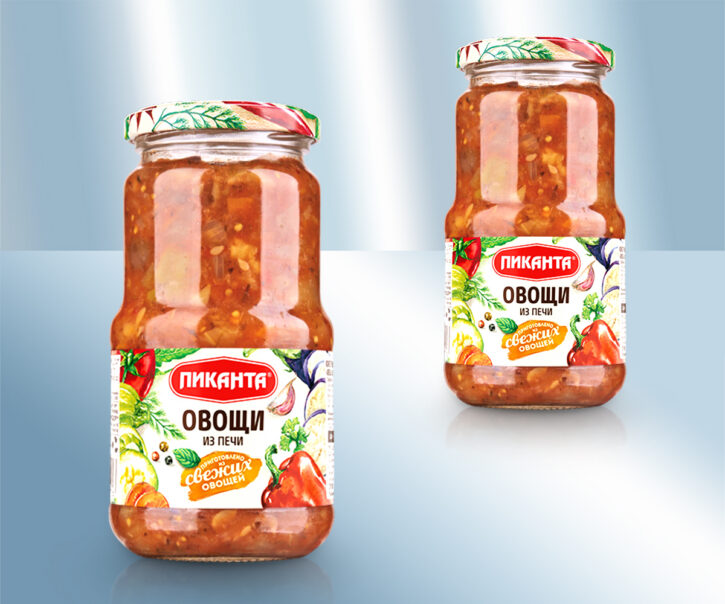 Икра из баклажанов, кабачков, болгарского перца и моркови из печи