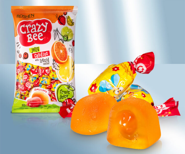 Конфеты желейные "Сrazy Bee Frutty"
