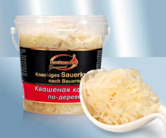Квашеная капуста по-деревенски (чистый вес 700г)