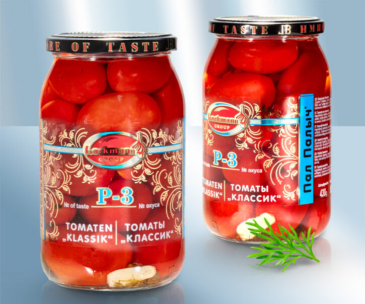 Tomaten P-3 "Classic", 880 ml (nettogewicht 430 g)