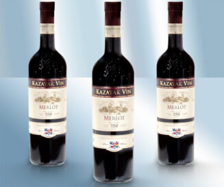 Вино красное „Merlot“, 13%, полусладкое, 750мл