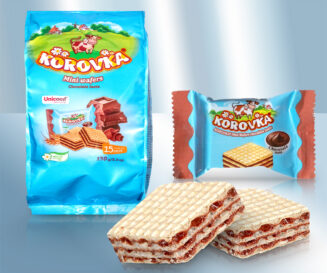 Вафли с какаосодержащей начинкой