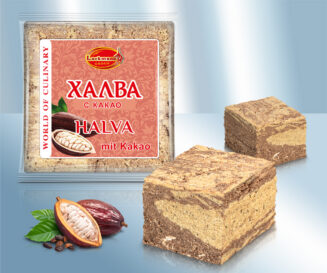 Speciality confectionery made from sunflower seeds with cocoa