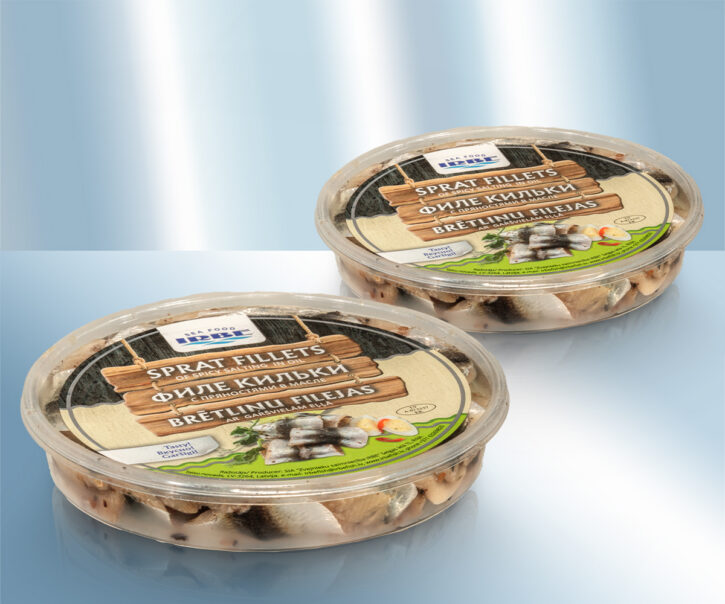 Sprotfilet met kruiden, in olie