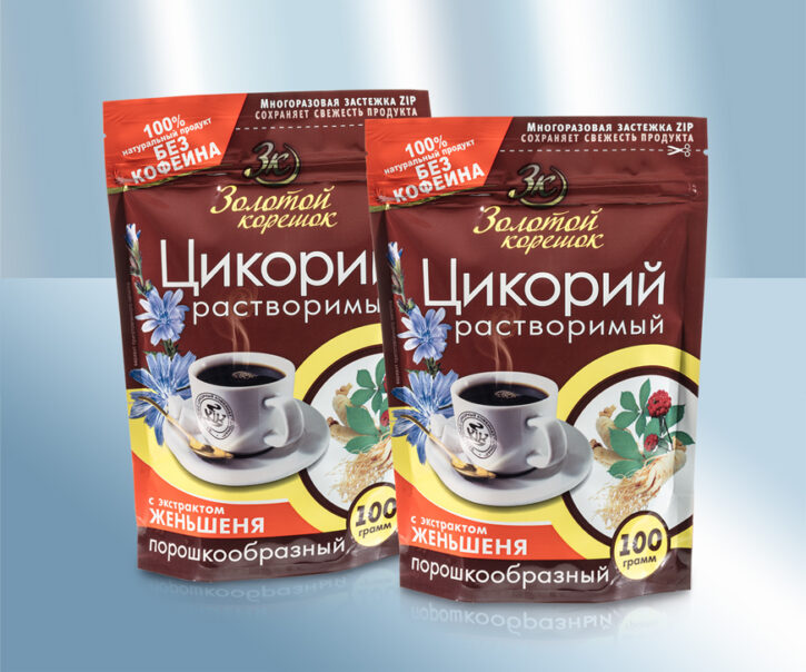 Цикорий растворимый с экстрактом женьшеня