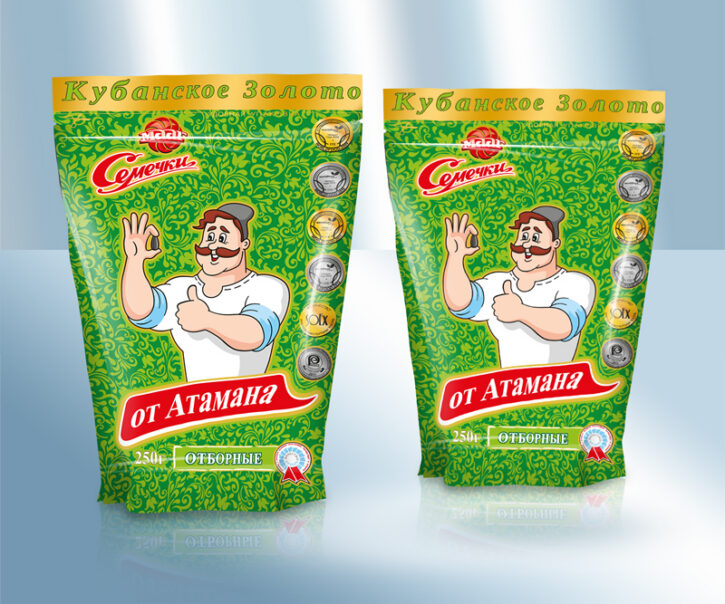 Семечки от Атамана Отборные обжареные