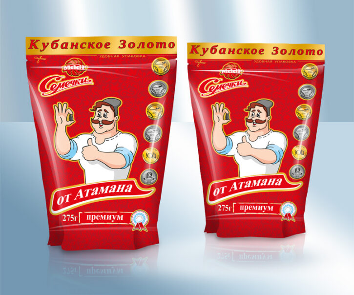Семечки от Атамана, премиум, обжареные