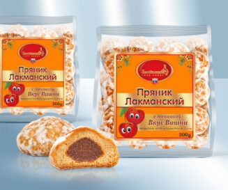 Пряники с начинкой Вишня