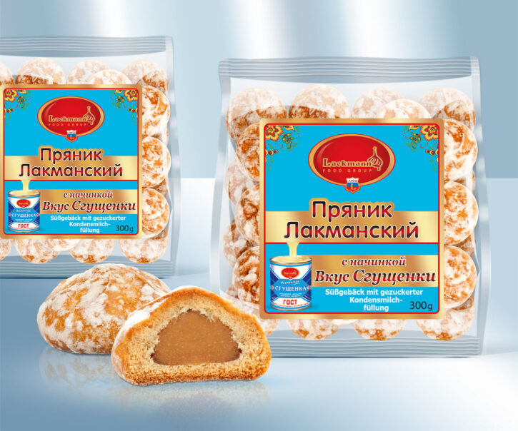 Пряники с начинкой Сгущёнка