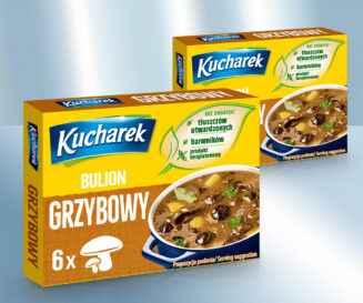 Seasoning for soups and sauces, with mushroom flavour