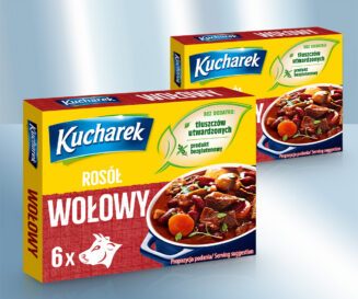 Seasoning for soups and sauces with beef flavouring