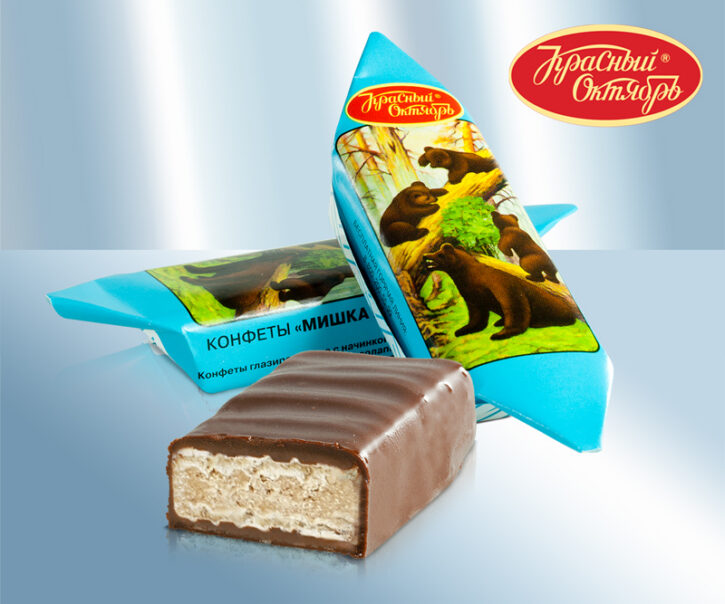 Конфеты Мишка Косолапый, вес