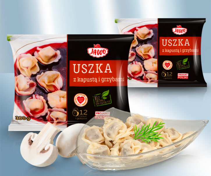 Пироги польские "Uszka", с капустой и грибами