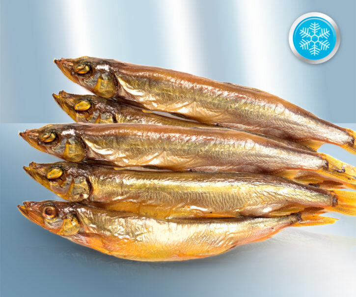 Capelin salted, smoked