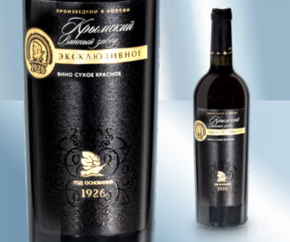 Вино Крымское "Эксклюзивное", красное, сухое, 11,4%, 750мл