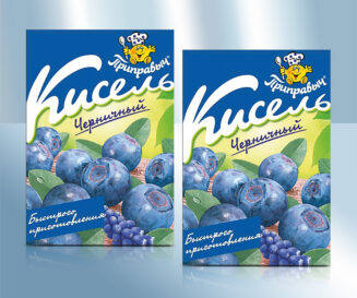 Kissel powder with bilberry flavour