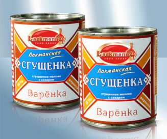 Сгущенное цельное молоко с сахaром, варёнoe 6%