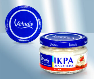 Capelin roe in salad cream