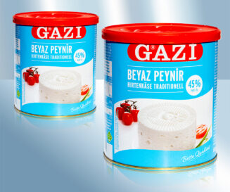 Cow milk cheese Brynza 45% (canned)