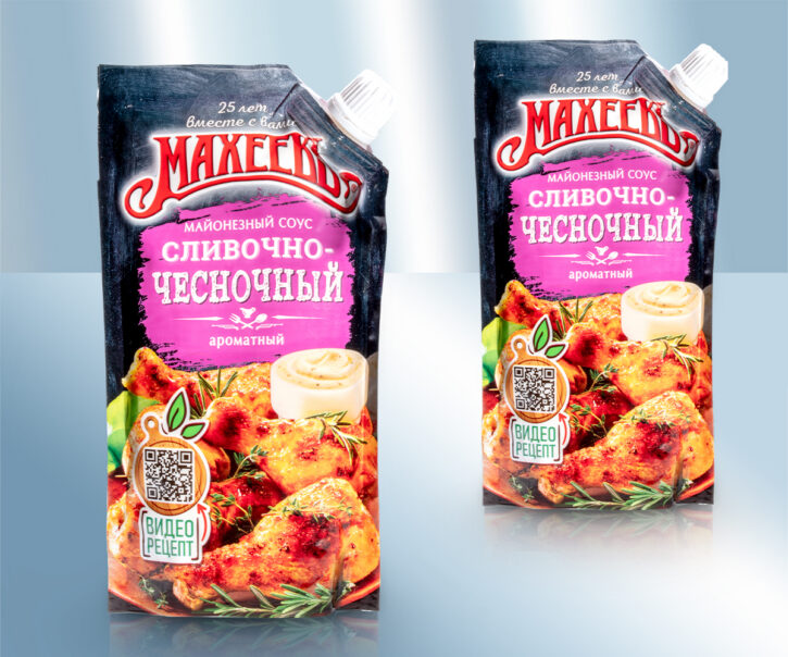 Майонезно-сливочный соус с чесночком