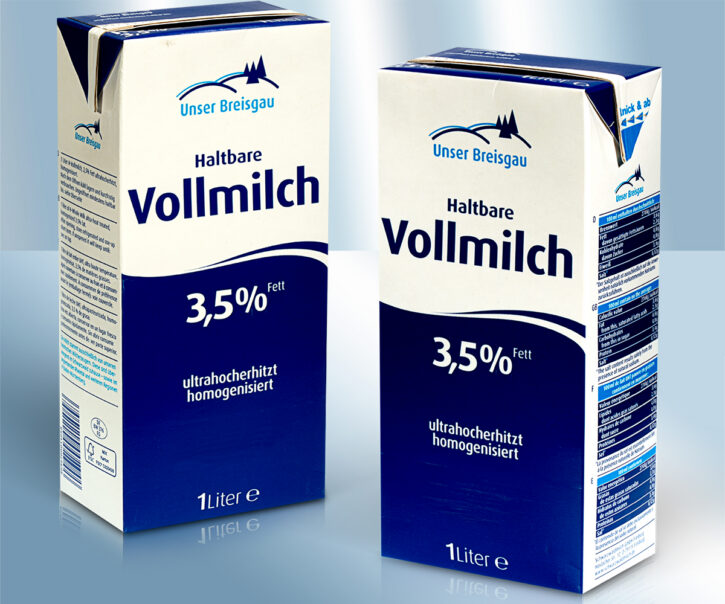 Молоко цельное 3,5% жирности