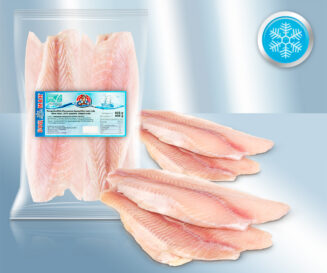 Pangasius fillet quick-frozen (net weight 800g)