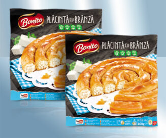 Rolled pie with cheese