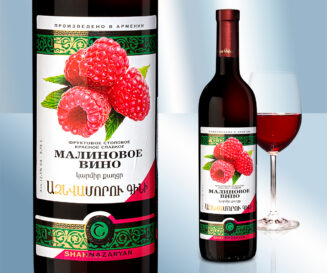 Вино малиновое, сладкое, 12,5%, 750мл