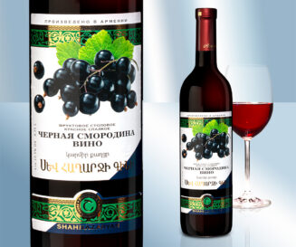 Вино черная смородина, сладкое, 12,5%, 750мл