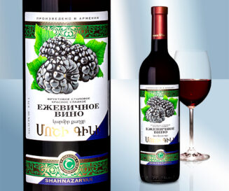Вино ежевичное, сладкое, 12,5%, 750мл