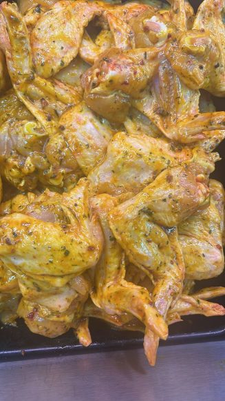 Крылышки куриные в маринаде