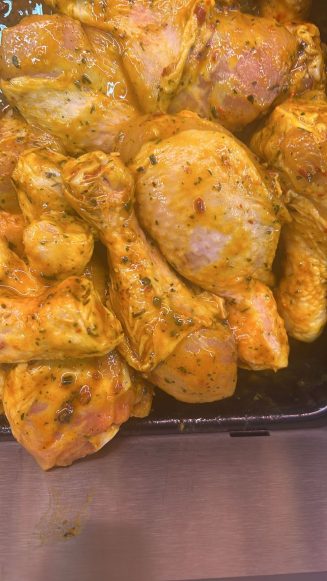 Куриная голень маринованная