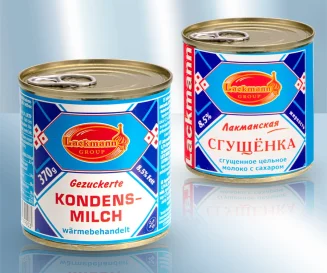 Сгущёнка 8,5% "Lackmann" 370 гр.