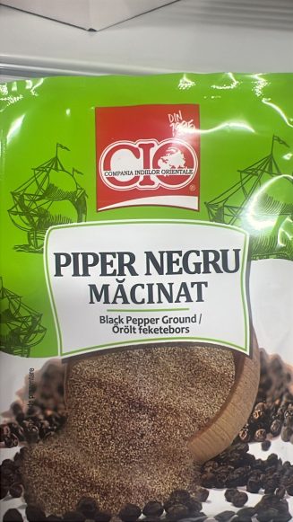 PIPER NEGRU MACINAT (ground black pepper) “CIO COMPANIA INDIILOR ORIENTALE”