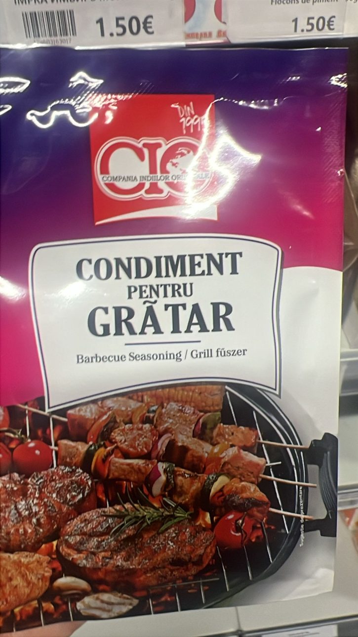 Grill seasoning “CIO COMPANIA INDIILOR ORIENTALE” 20 g.