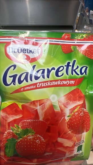 Желе Galaretka со вкусом клубники «Dr.Oetker».