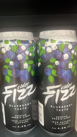 Сидр Fizz со вкусом черники «Fizz».