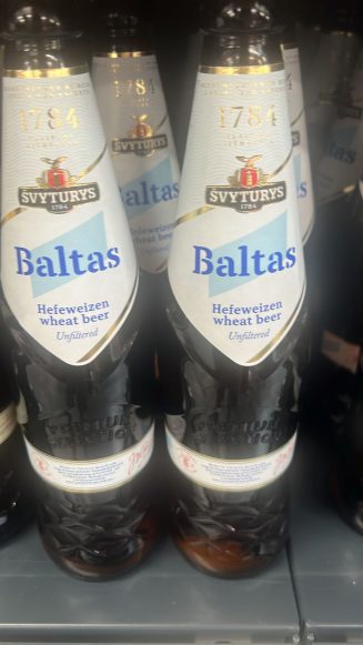 Пиво Baltas Hefeweizen Wheat Beer «Švyturys».