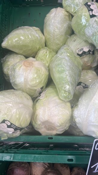 Капуста белокочанная в плёнке
