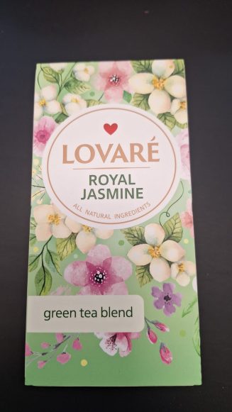 Зеленый чай Lovare Royal Jasmine с жасмином 24 пакета