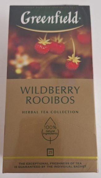 Травяной чай Greenfield Wildberry Rooibos с лесными ягодами 25 пакетиков