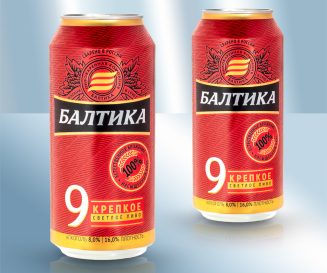 Пиво крепкое, 8,0%, 900 мл. Baltika